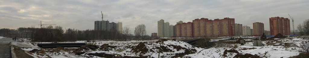 Mass erection of new buildings