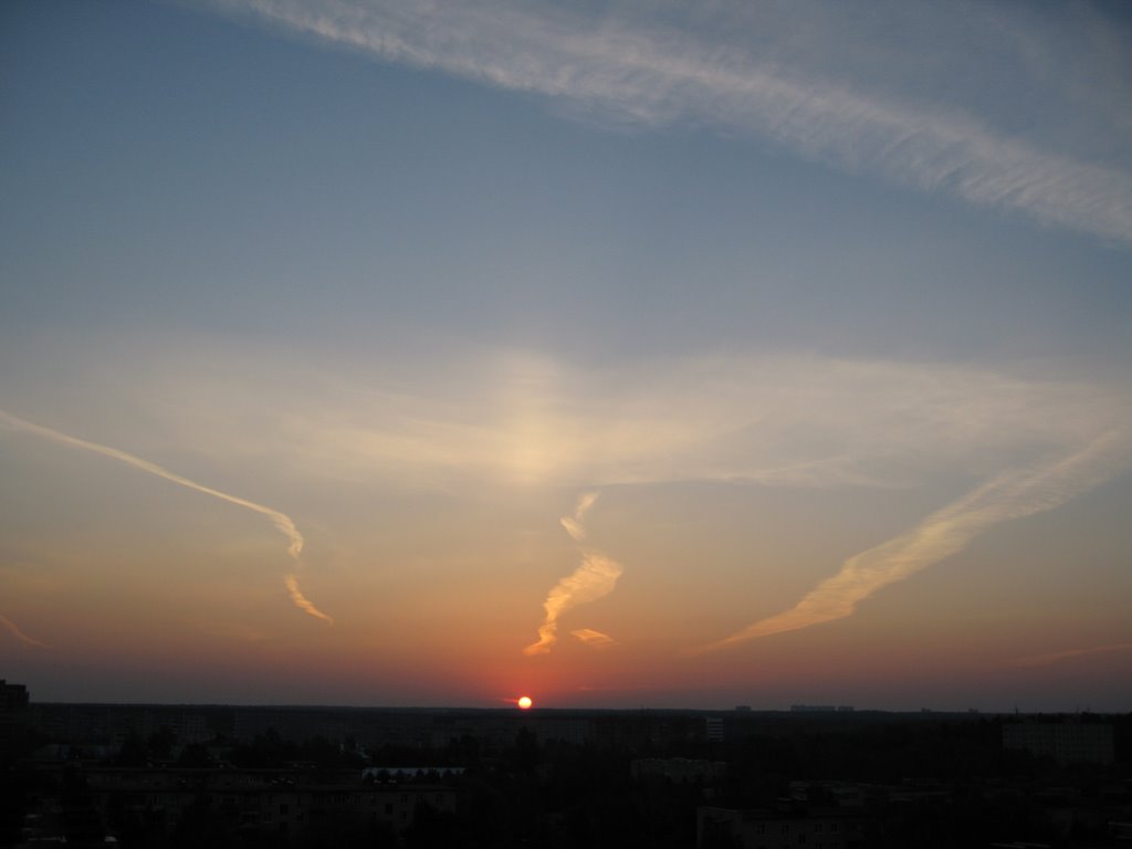 View to airport Domodedovo, september 2006
