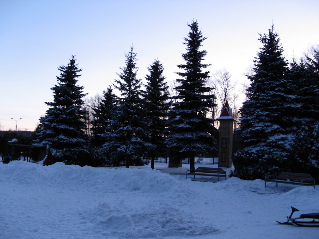 Зима в парке