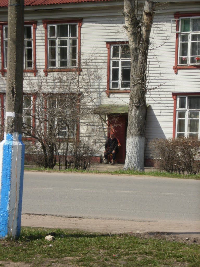 Old man in the afternoon in Drezna