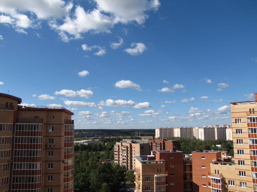 Вид на запад из окна 15 эт., д.1, Гусарская Баллада