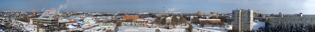 Панорама Подольска со стороны Кутузово