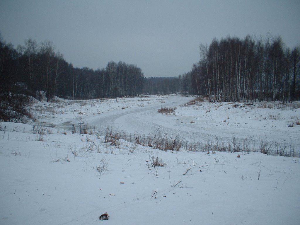 Изгибы Клязьмы зимой