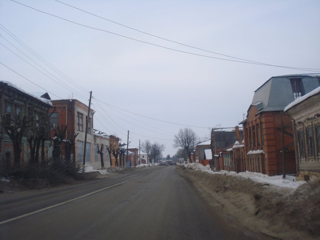 одна из улиц старого Зарайска