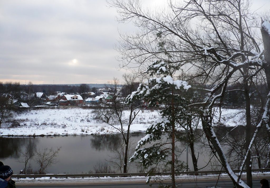 View of Zvenigorod - вид на Звенигород