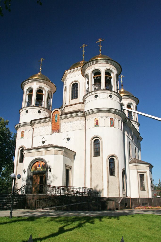 Церковь Вознесения Господня в Звенигороде. Западный фасад
