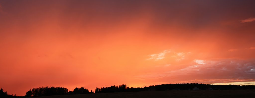 Magical sunset, Istra, panorama