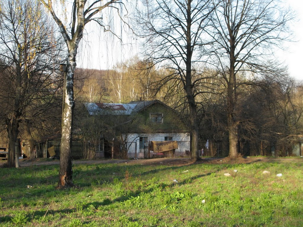 Last houses of village "Roslovka"
