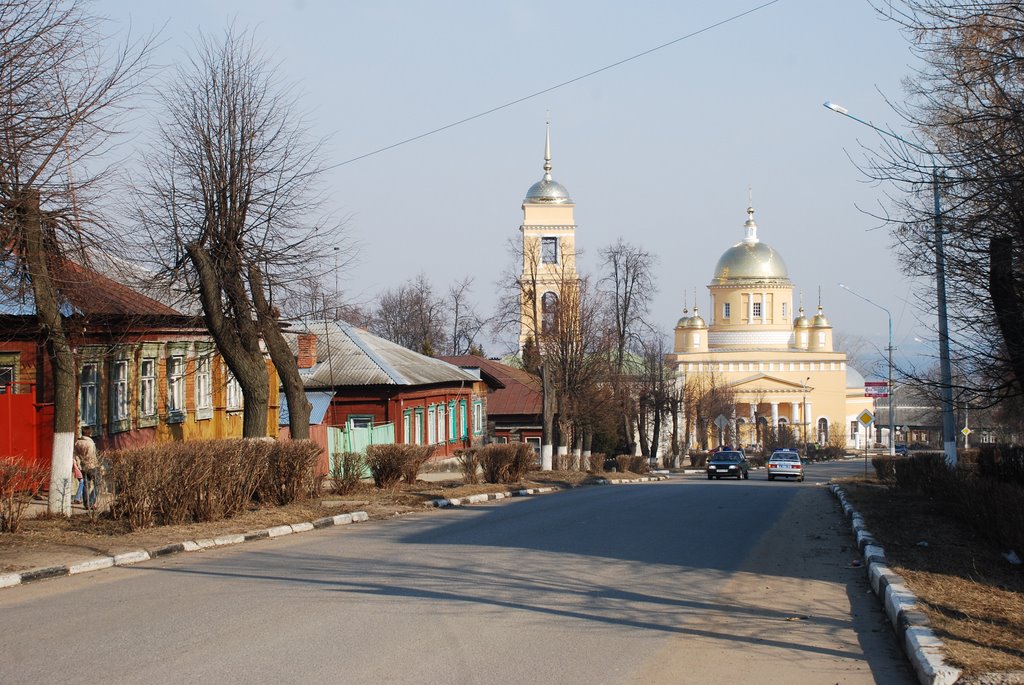 Кашира. Вид на Соборную площадь