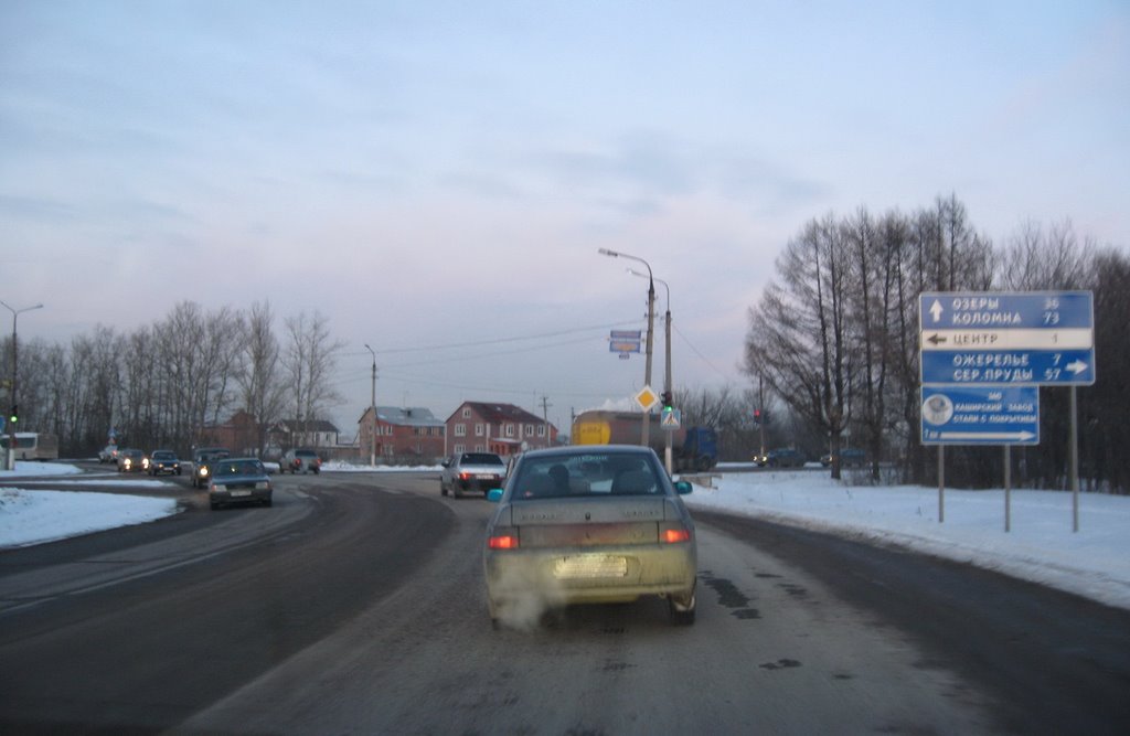 crossroad in Kashira