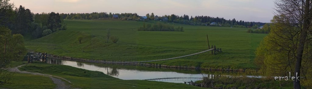 Подвесной мост в Кожино