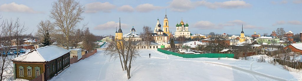 пано кремля с крепостной стены