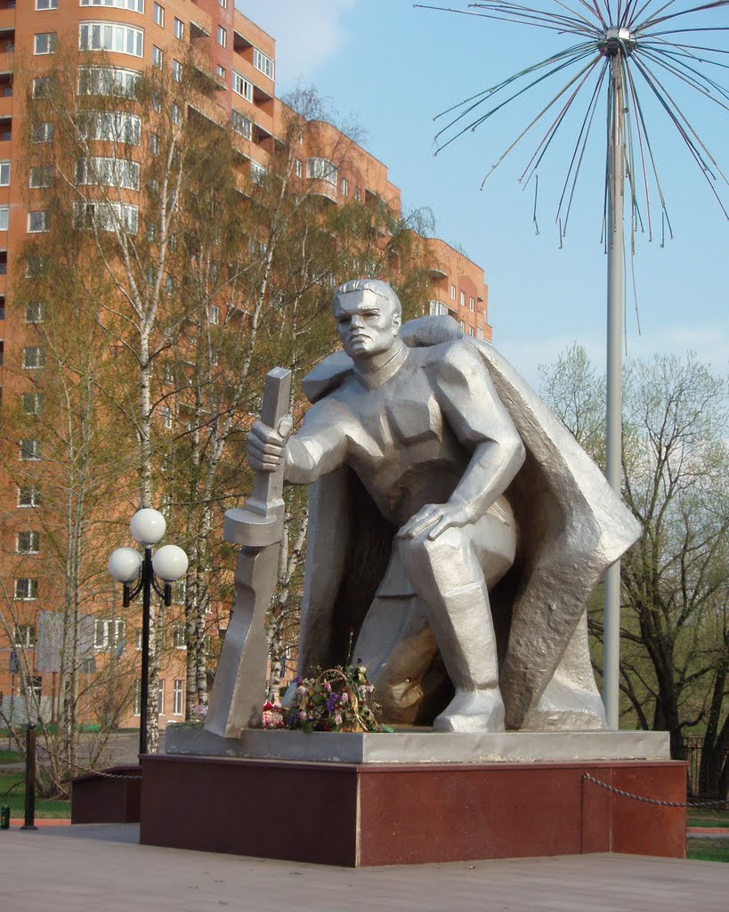 Memorial to the Soldiers of WWII from Belaya Dacha town