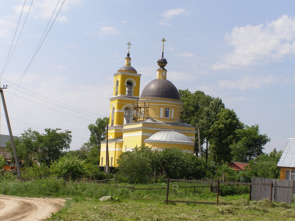 Село Крюково. Церковь Святителя Николая Мирликийского. Построена до 1855 года.