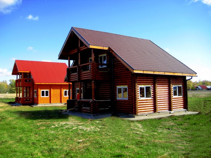 Клубный поселок Речной. Первые дома.