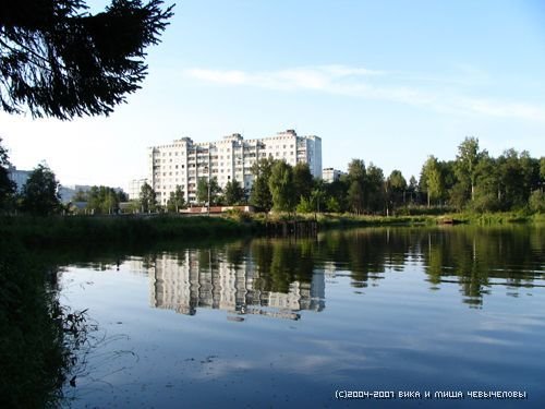 Старый городок, у пруда