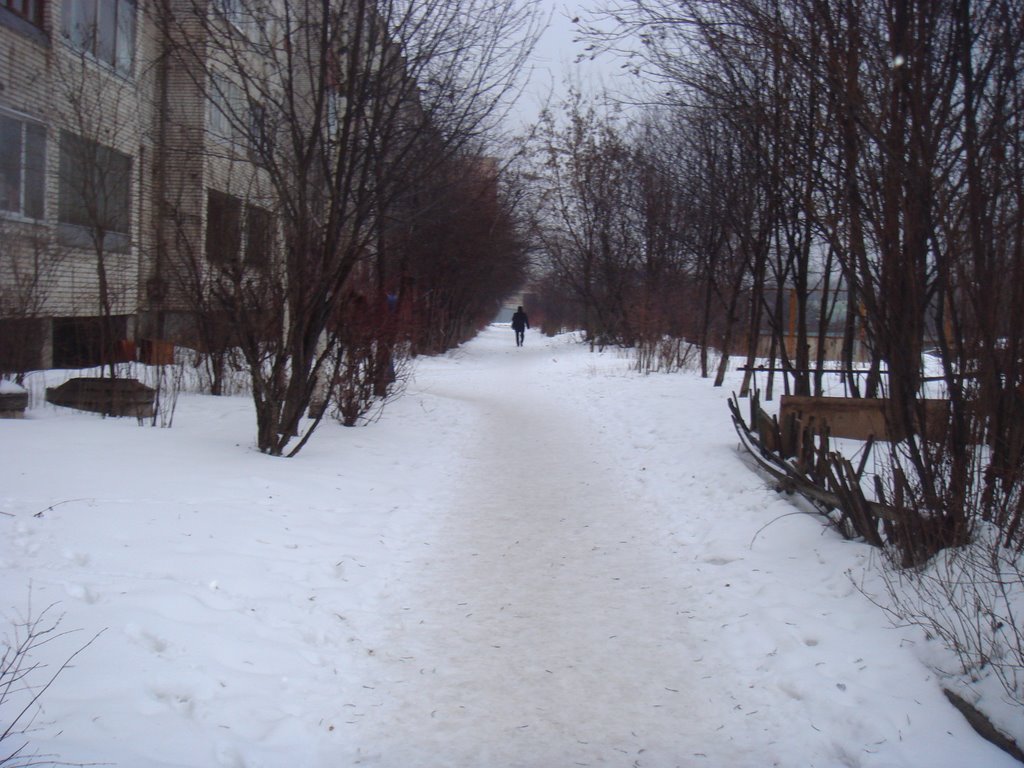 Зимой