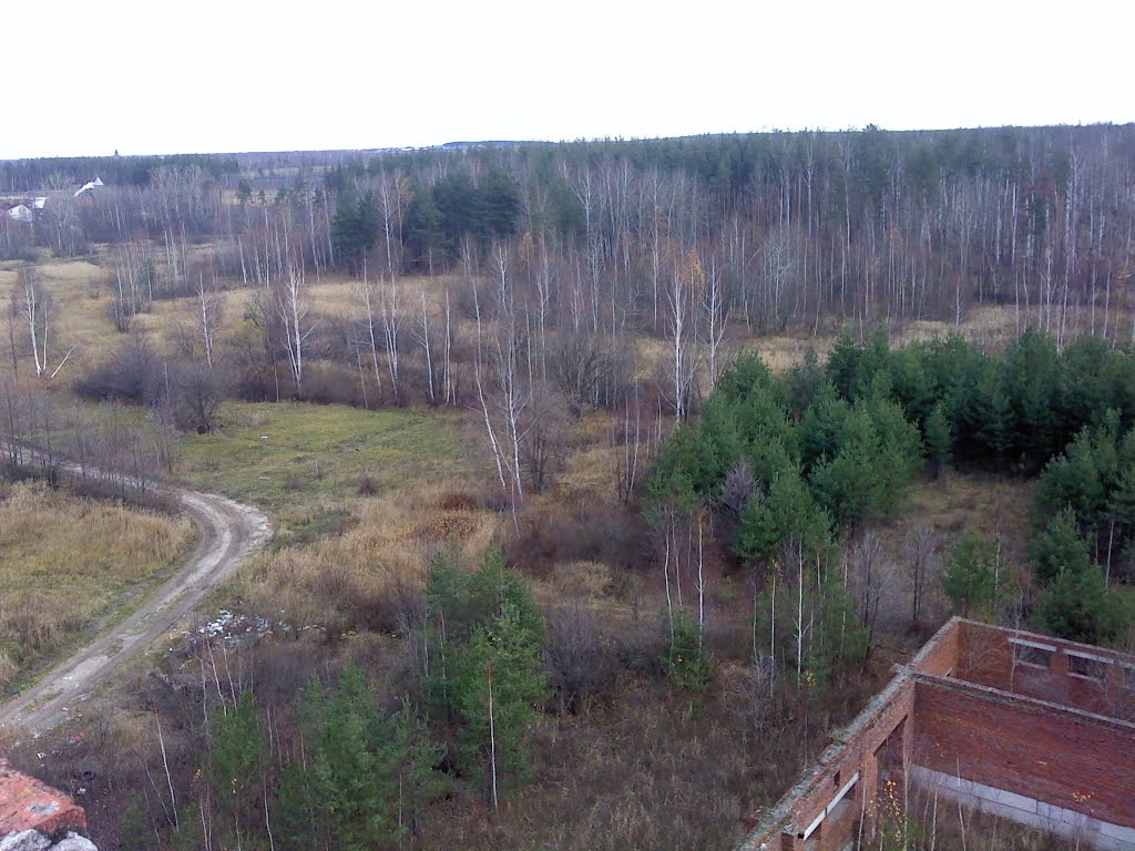 Вид с недостроенного санатория