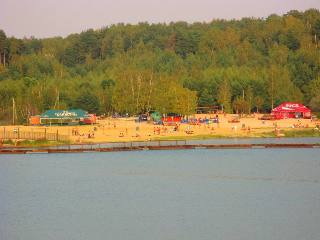 Озеро Волкуша и карьер, Лыткарино, Московская обл.