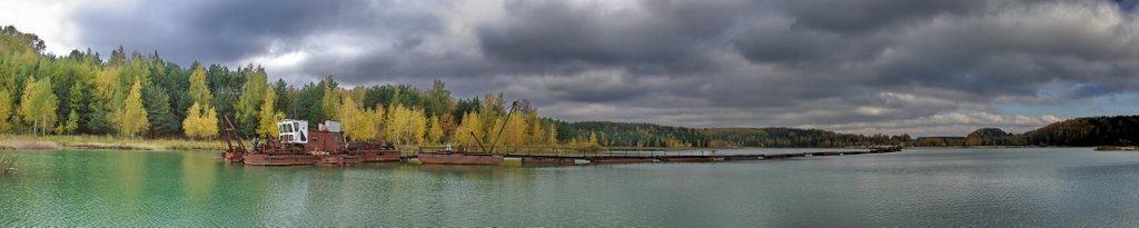 супер машина на озере-карьере Валкуша
