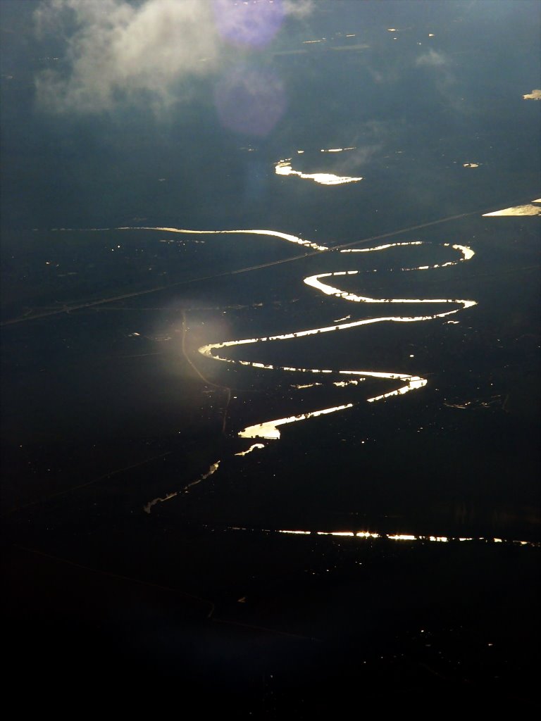 Moskov上空望蜿蜒的莫斯科河
