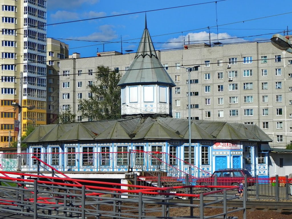 ст.Львовская. Mясной рынок