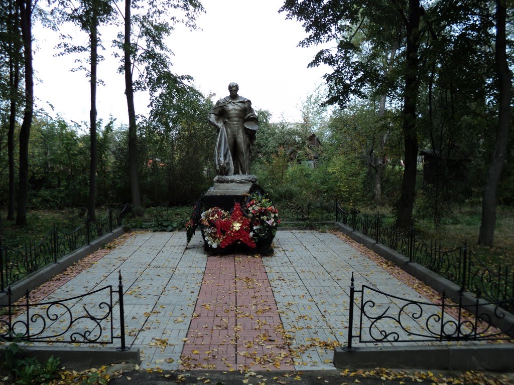 Памятник в парке Михнево