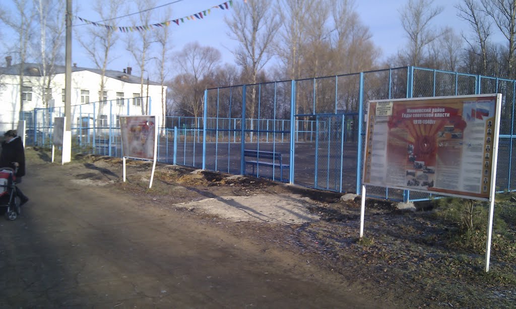 Новая спортивная площадка в Парке Культуры Михнево.