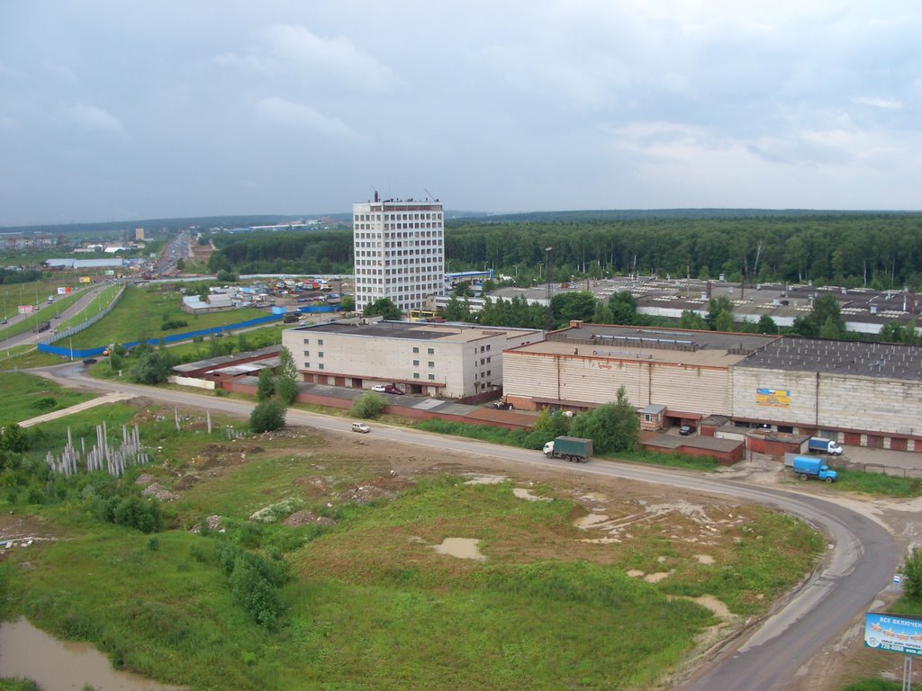 вид с крыши