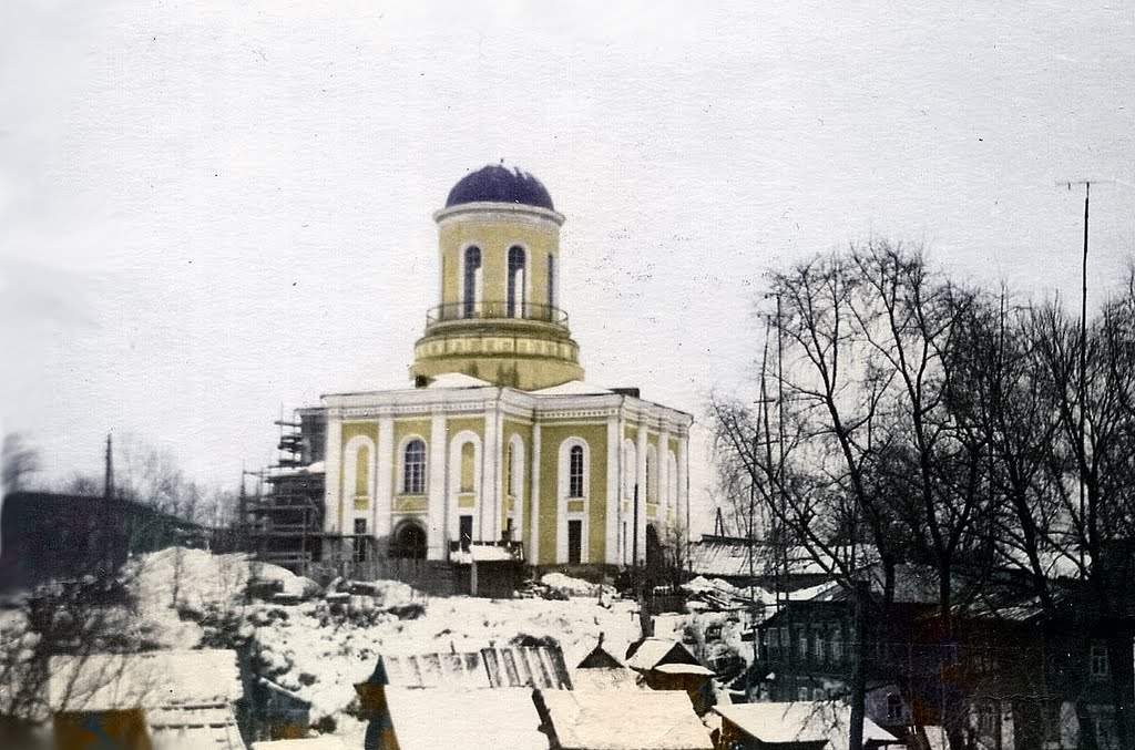 1970 год. Реставрация Никольского храма.