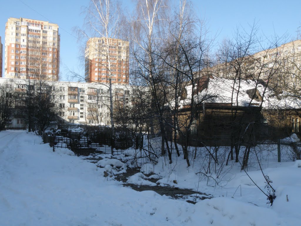 Нахабино. Постройки 1930-1960-1980-2000-х годов. Built in the 1930-1960-1980-2000 years