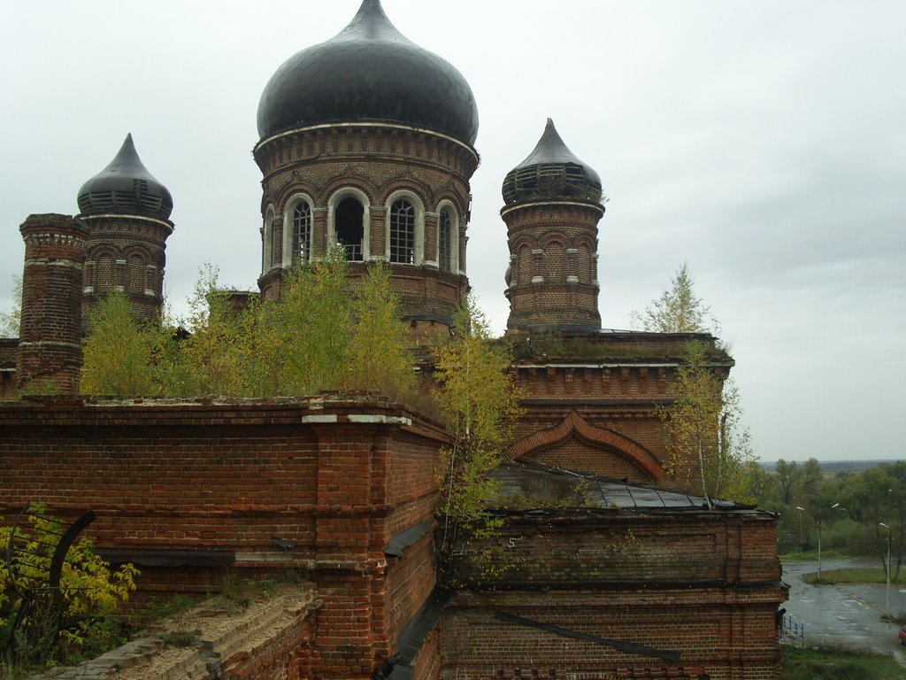Церковь Троицы Живоначальной. Со 2 этажа колокольни.