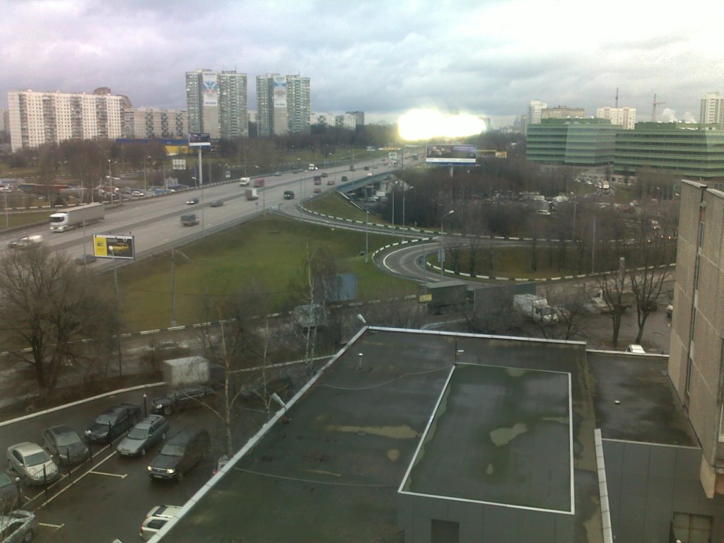 Mozhayskoe Sh crossing MKAD