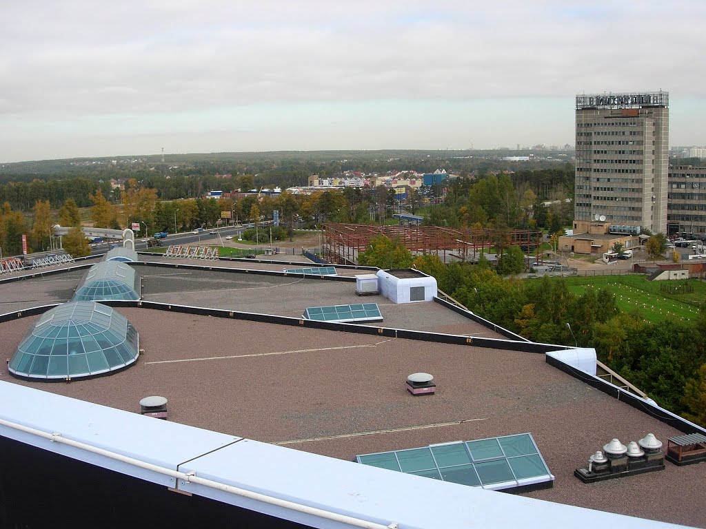 Крыша торгового центра