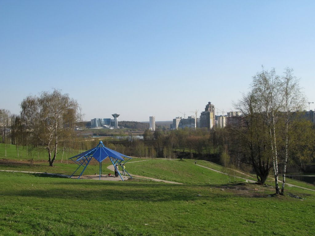View to new part of Krasnorgorsk