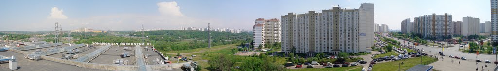 Вид из окон гостиницы "Митино"