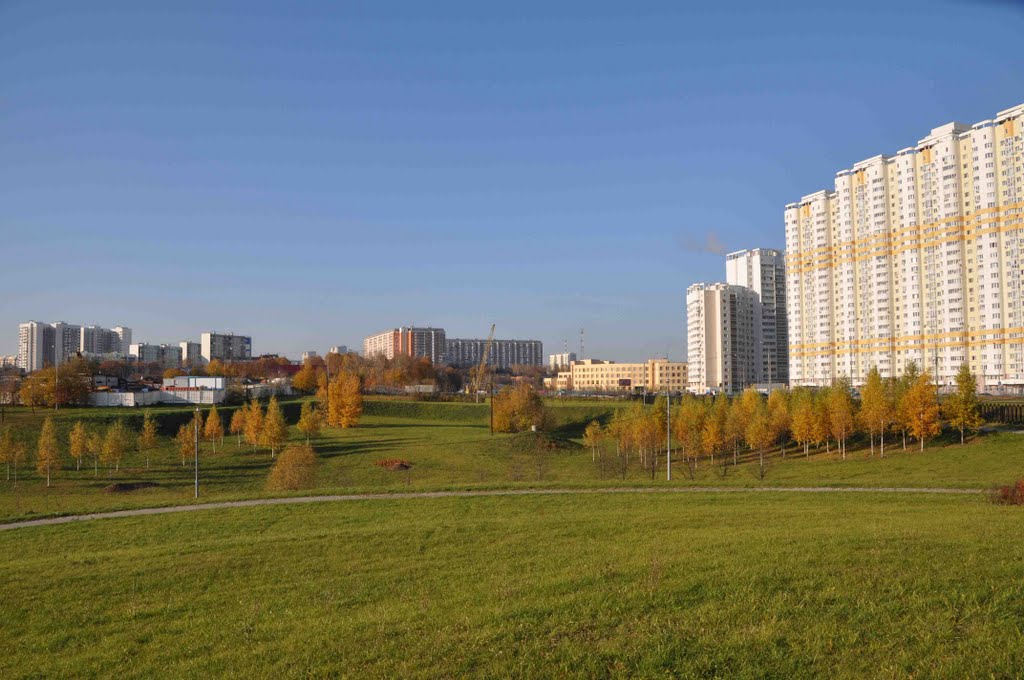 Москва,  Митинский  парк,  ул. Барышиха.