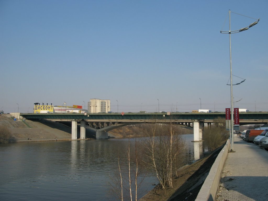 MKAD brige over Moscow-river