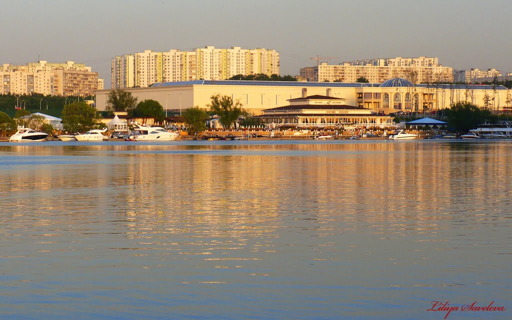 Вечер на Москве-реке. Павшинская пойма.