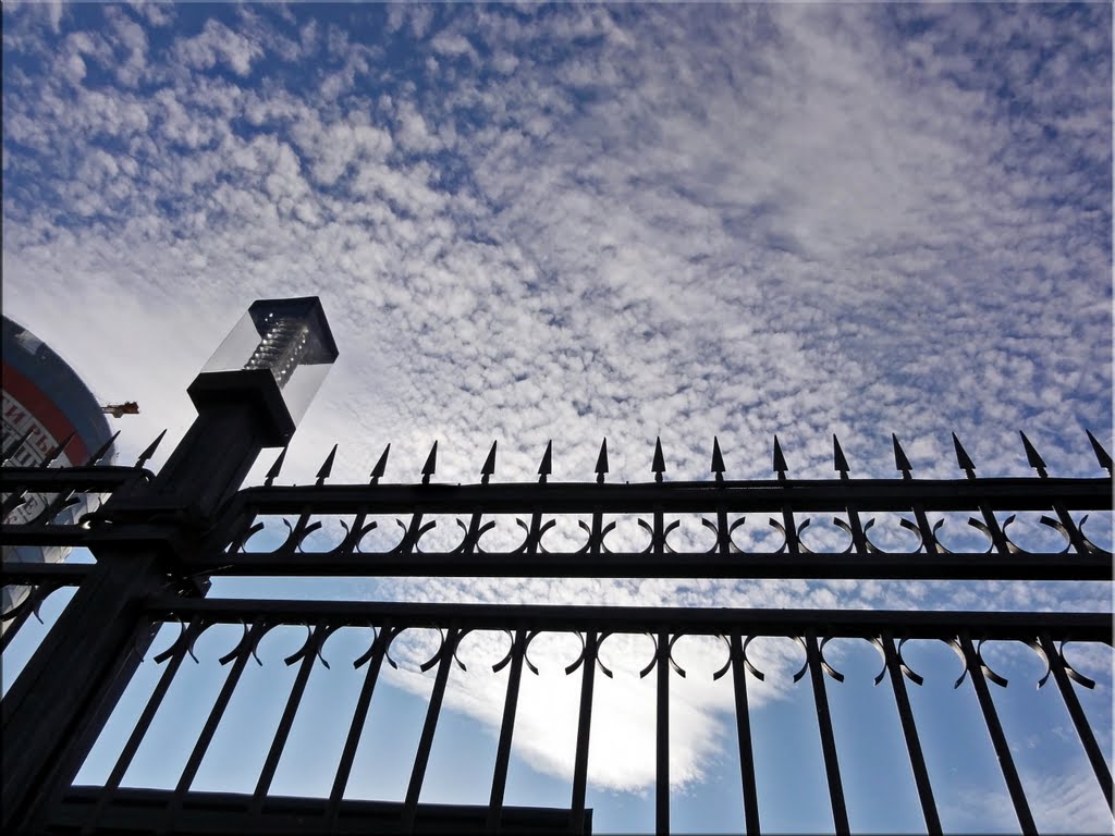 Облака над оградой / Clouds over the fence