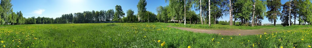 Обухово, Комбинат, панорама на стадионе