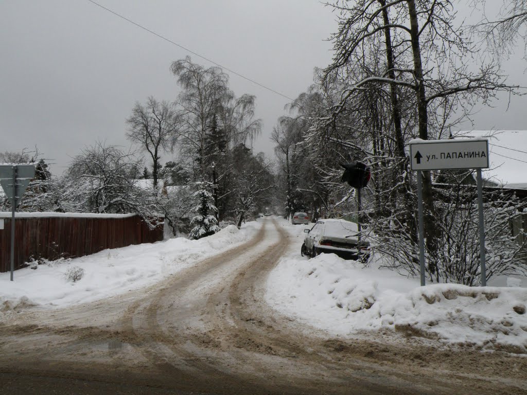 Опалиха. Папанина улица. Papanina street