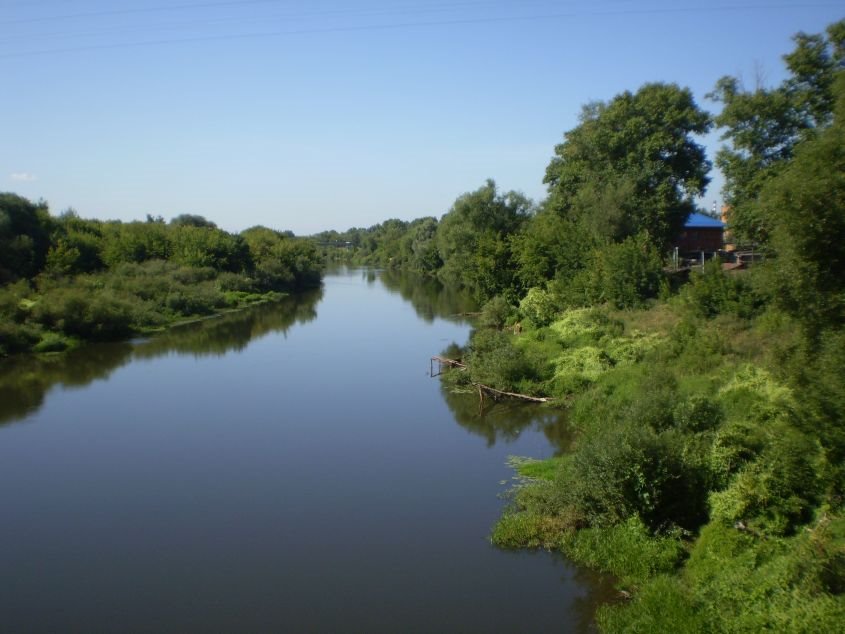 С моста через Клязьму