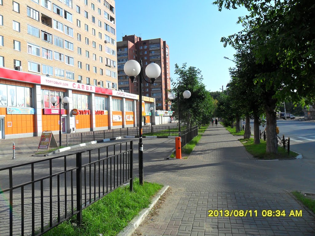 м