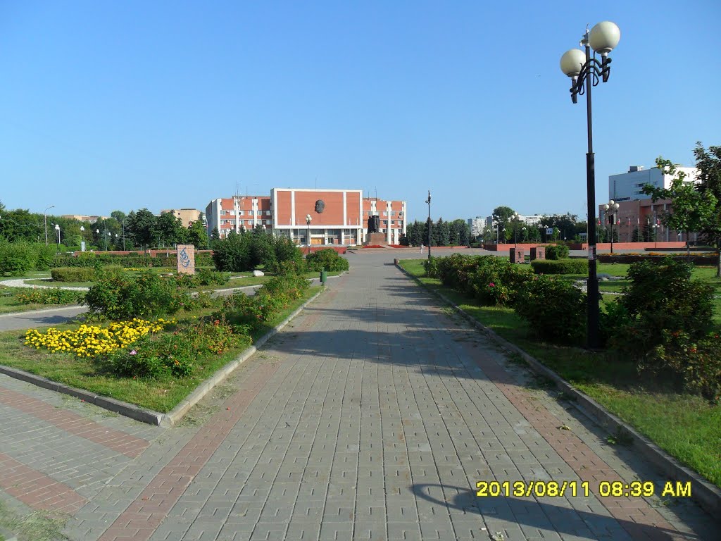 м