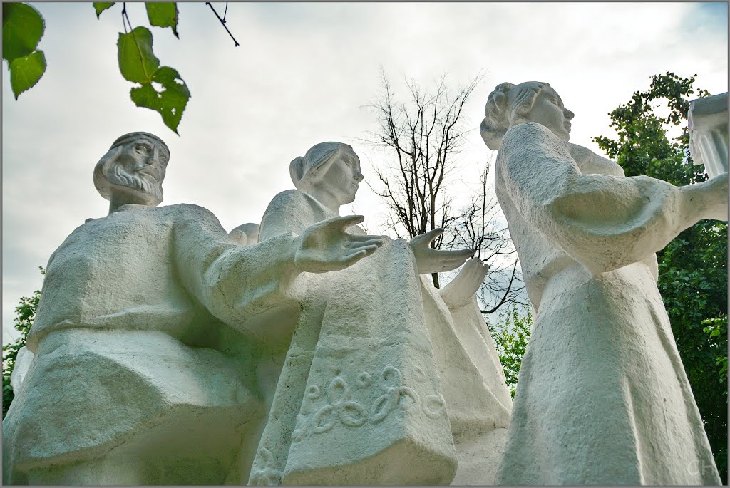 Павловский Посад. Скульпьурная группа