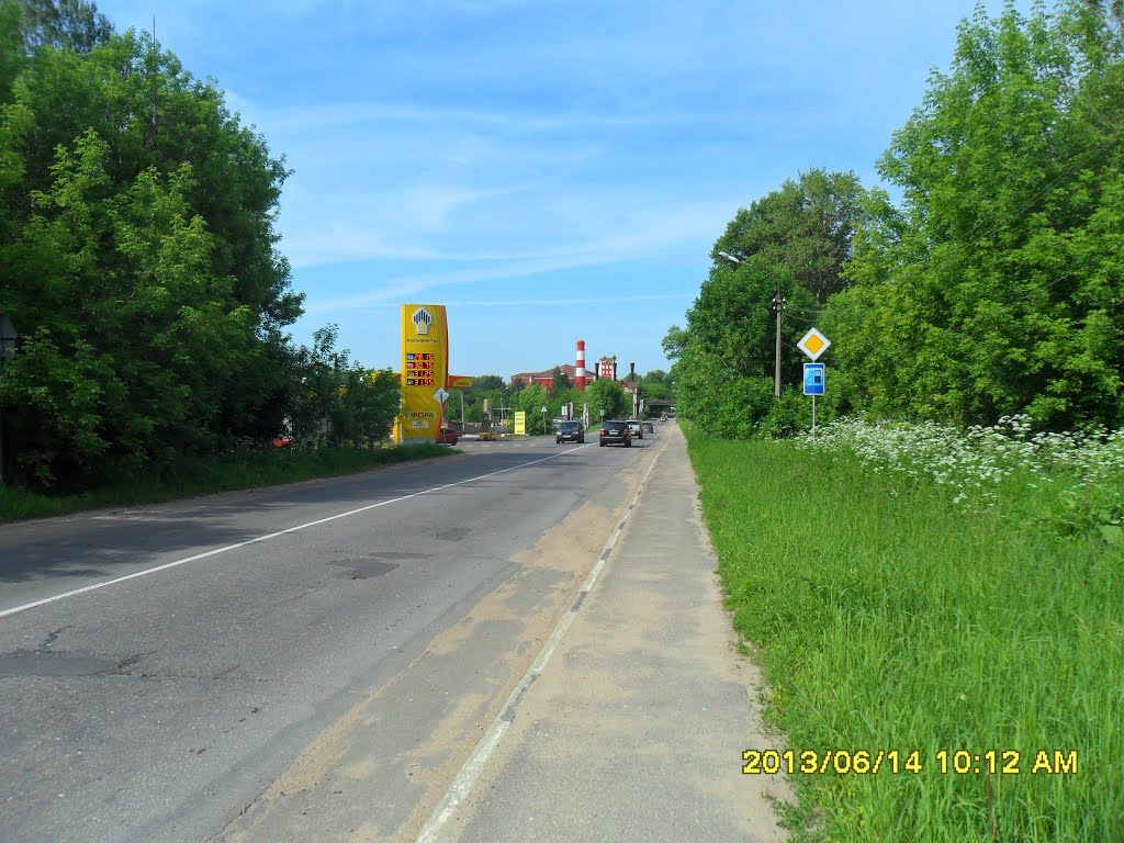 м