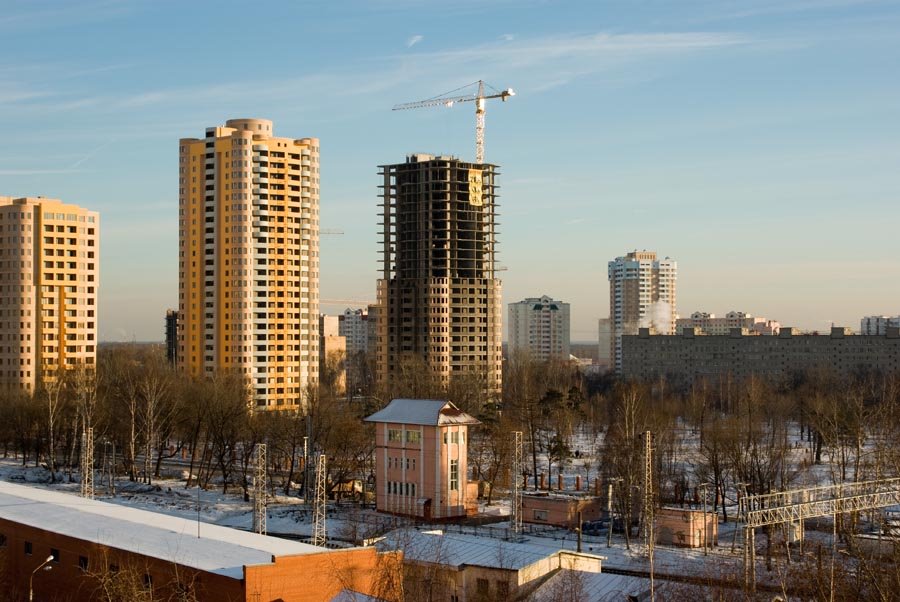 Комплексная застройка нового микрорайона Реутов-9 / Complex building of a new district Reutov-9 (15/12/2007)