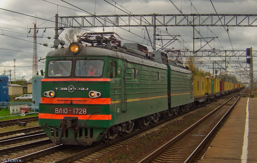 ВЛ10-1728 на ст. Решетниково