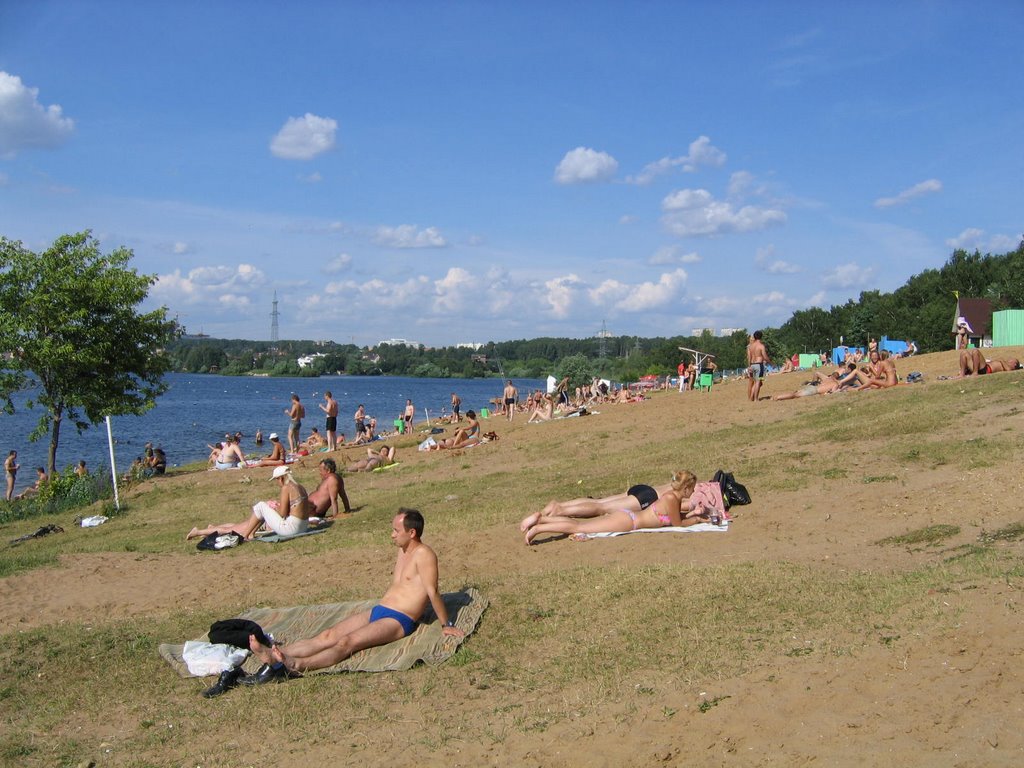 Пляж в Рублёво